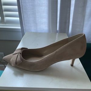 Beige suede Back to Work shoes!